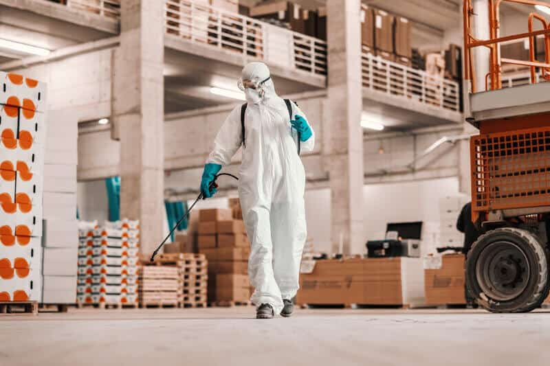 industrial warehouse cleaning